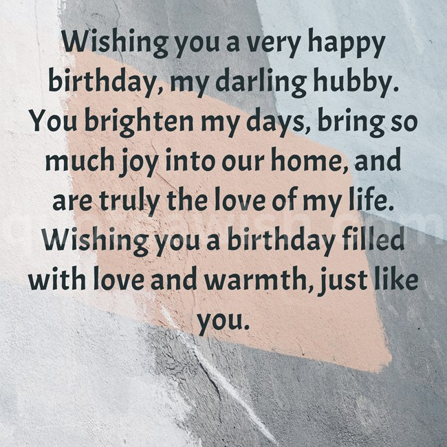 Heartfelt Birthday Quotes for Husband