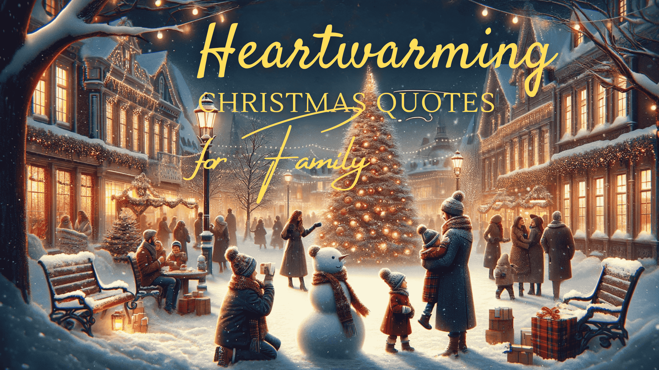 Heartwarming CHRISTMAS QUOTES for Family