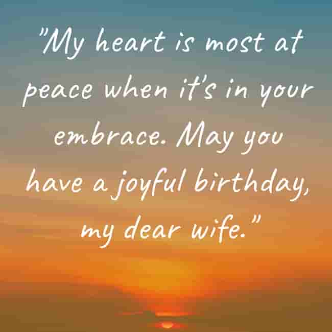 Romantic Birthday Quotes for Wife