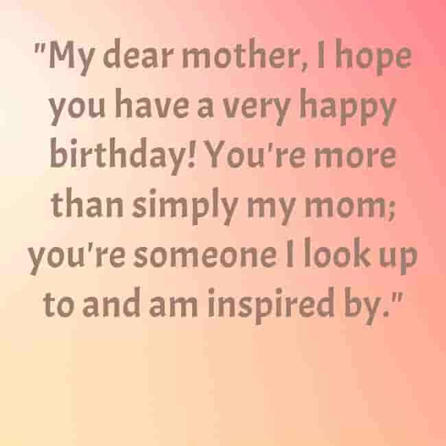 Sentimental Birthday Wishes for Mom