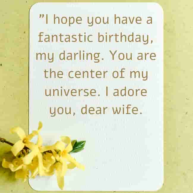 Touching Birthday Quotes for Wife