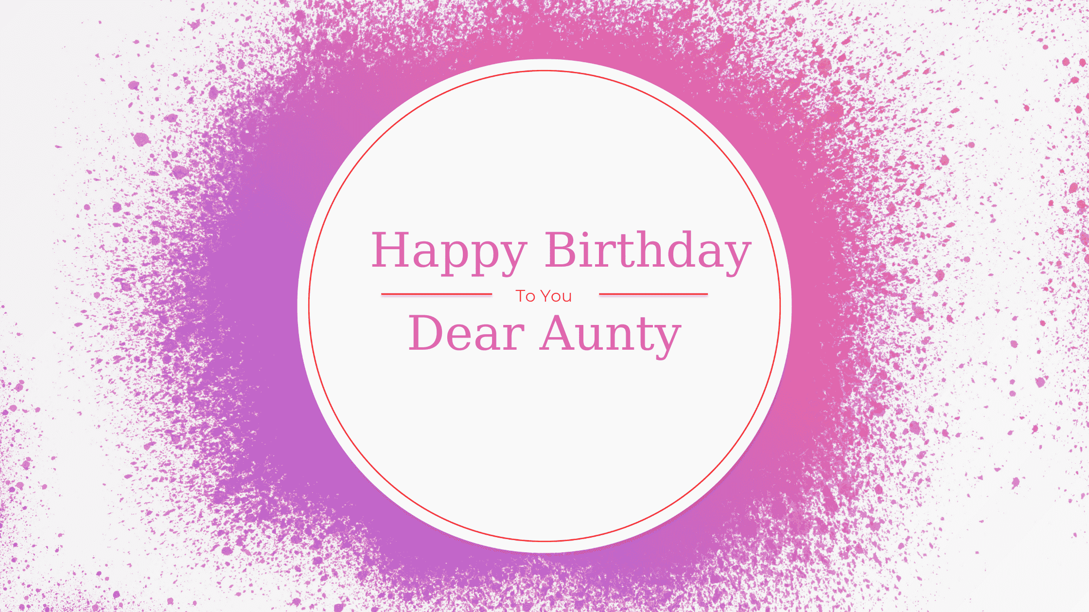 Happy Birthday Wishes Aunty